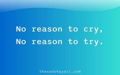 Sad Hindi shayari about emotional closure