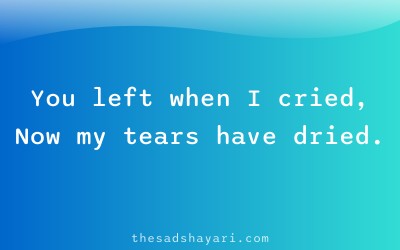 Hindi shayari about late realization