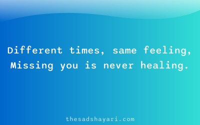 Long distance sad shayari about time difference and love