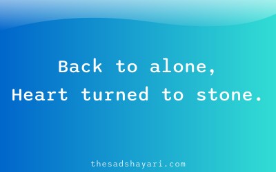 New sad shayari 2025 about emotional emptiness