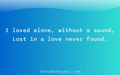 Sad Hindi shayari about true love pain