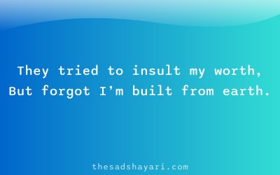 Motivational Hindi shayari about self-worth