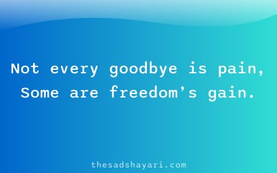 Positive bhuli jao shayari about freedom after goodbye