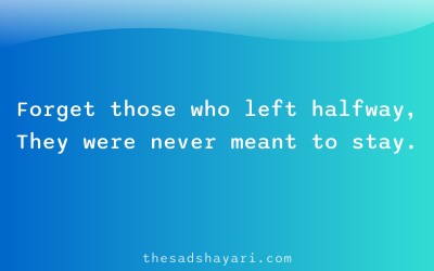 Emotional bhuli jao shayari about people who left