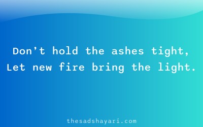 Hindi shayari about rebirth and moving on