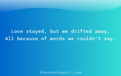 Heart touching Hindi shayari about confused love