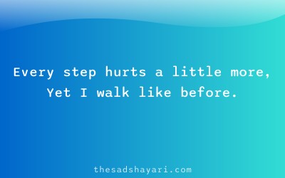 Sad painful poetry in Hindi about life journey