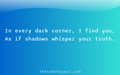 Sad Hindi shayari about shadows and memories