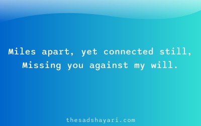 Emotional friendship shayari about distance