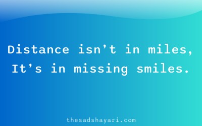 Friendship shayari about emotional distance