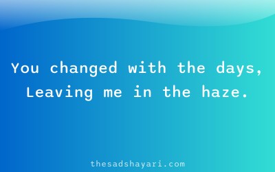 Dost door thai gaya shayari about changed friend