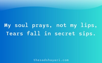Emotional Hindi dua shayari about soul praying