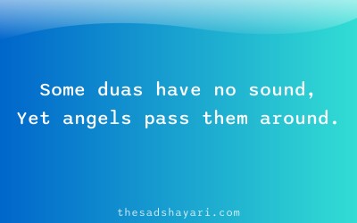 Prayer shayari about silent heartfelt dua