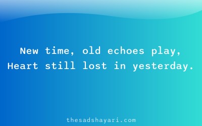 Sad Hindi shayari 2025 about past memories