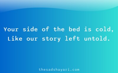 Sad breakup shayari in Hindi about loneliness