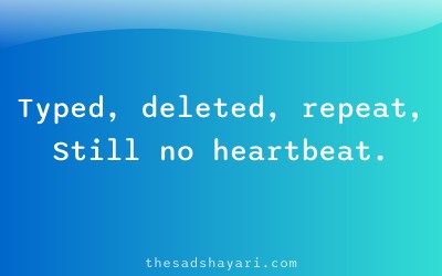 Sad waiting shayari about texting love