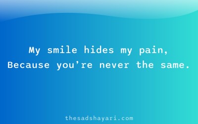 Sad shayari about fading happiness