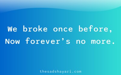 Sad shayari about repeated heartbreak