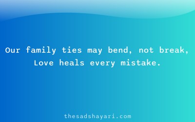 Heart touching Hindi shayari about family bond
