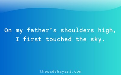Family emotional Hindi shayari about father’s love