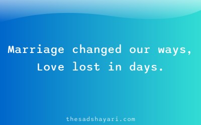Emotional husband wife sad shayari about change