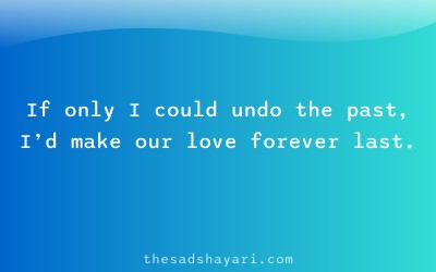 Regret pachtava shayari in Hindi about forgiveness