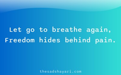 Motivational bhuli jao shayari about freedom in peace