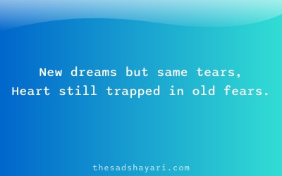 New sad shayari 2025 about emotional wounds