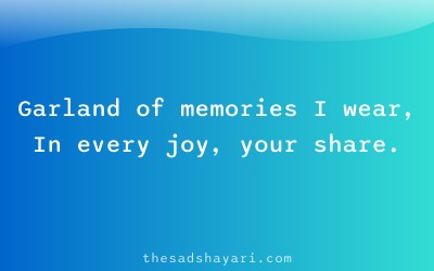 Emotional festival shayari about memories