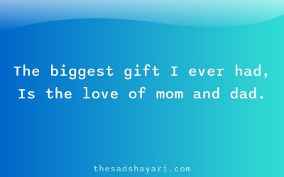 Family emotional Hindi shayari about parents’ love