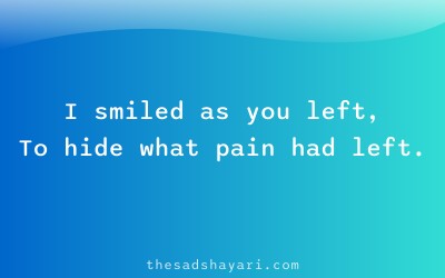 Bewafa shayari in Hindi about goodbye and pain