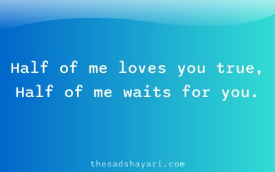 Long distance Hindi shayari about waiting and love