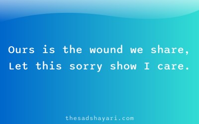 Maafi shayari Hindi about mutual healing