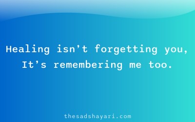 After breakup motivational shayari about healing