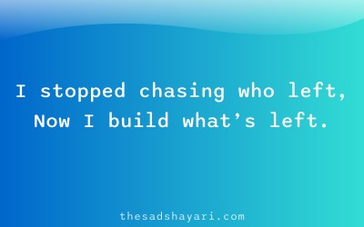 Motivational Hindi shayari about healing after breakup