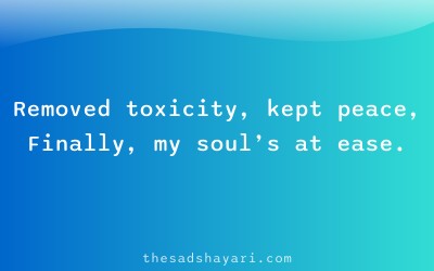 Healing Hindi shayari about emotional peace