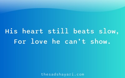 Sad Hindi shayari about broken-hearted boy