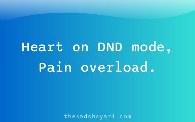 Short Instagram sad shayari caption for bio