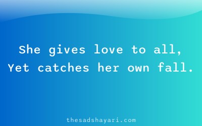 Emotional shayari about kind-hearted girl