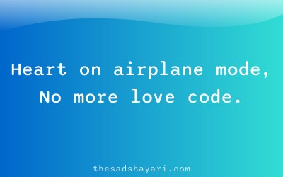 Funny sad Instagram caption about love