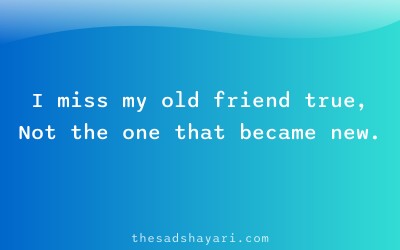 Heart touching dosti bewafa shayari in Hindi