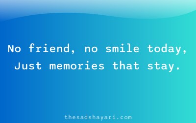 Sad Hindi shayari about lonely heart after friendship