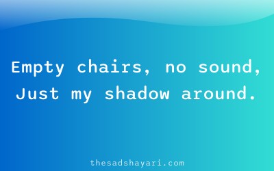 Birthday sad shayari about empty party