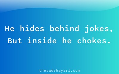 Emotional boys sad shayari about hidden sorrow