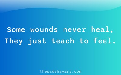 Heart touching Hindi poetry about lifelong wounds