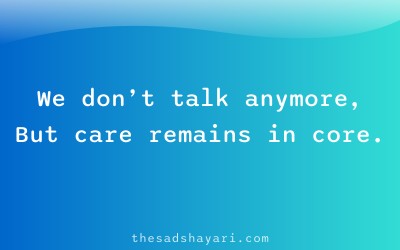 Sad dost door thai gaya shayari about silent friendship