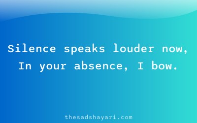 Gujarati sad shayari about silence and loss