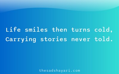 Zindagi sad shayari in Hindi about pain of life