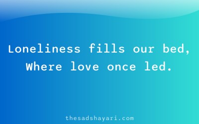 Husband wife shayari about loneliness