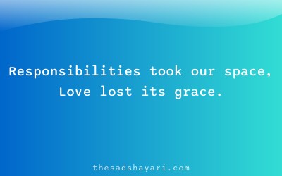 Husband wife shayari about lost romance